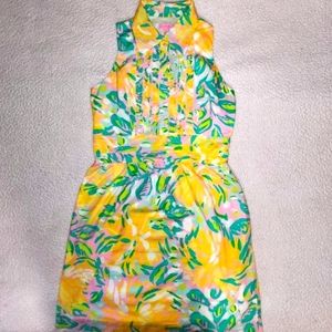 Lilly Pultizer Beautiful Colorful Classy Midi Dress , Size 10
